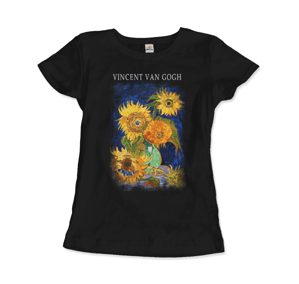 Van Gogh Five Sunflowers 1888, Artwork T-Shirt