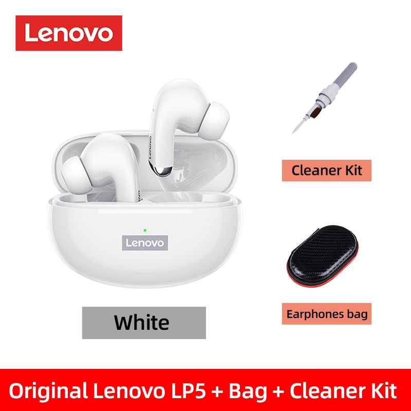 100% Original Lenovo LP5  Wireless Bluetooth Earbuds HiFi Music Earphone With Mic Headphones Sports Waterproof Headset 2021New